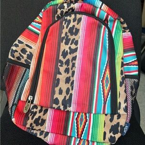 Multi-Colored Leopard Women's Backpack